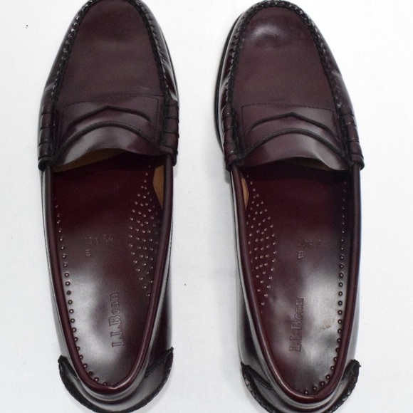 LL Bean Penny Loafers Dress Shoes Men’s 10 1/2 - Picture 6 of 6